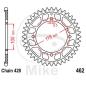 Preview: Alu-Kettenrad, 52Z, Teil.: 428 silberJT, Innen Ø : 100 Lochkreis 116