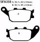 Preview: Bremsbelag - Satz Scooter (organisch) (EBC), SFA358