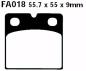 Preview: Bremsbelag - Satz Blackstuff (organisch) (EBC), FA018