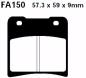 Preview: Bremsbelag - Satz Blackstuff (organisch) (EBC), FA150