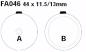 Preview: Bremsbelag - Satz Blackstuff (organisch) (EBC), FA046