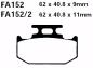 Preview: Bremsbelag - Satz MXS Rennbremsbelag Goldstuff (EBC), MXS152