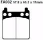 Preview: Bremsbelag - Satz Blackstuff (organisch) (EBC), FA032