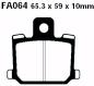 Preview: Bremsbelag - Satz Blackstuff (organisch) (EBC), FA064