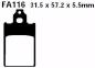 Preview: Bremsbelag - Satz Blackstuff (organisch) (EBC), FA116