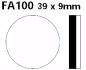 Preview: Bremsbelag - Satz Blackstuff (organisch) (EBC), FA100