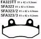 Preview: Bremsbelag - Satz Sintermetall Goldstuff (EBC), FA323R