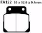 Preview: Bremsbelag - Satz Blackstuff (organisch) (EBC), FA122