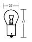 Preview: Glühlampe PY21W 12V 21W BAU15s, gelb