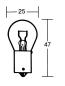 Preview: Glühlampe PY21W 12V 21W BAU15s, gelb