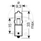 Preview: Glühlampe, 12V20W BA9S, Miniwatt