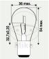 Preview: Glühlampe,12V25/25W JMP, BA20D