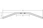 Preview: Drag Bar Large, 7/8 Zoll, 92cm