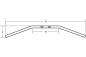 Preview: Lenker Drag Bar Medium, 7/8 Zoll, 82cm