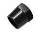 Preview: Mirror nut 17 mm, black, M10 x 1.25 RH-thread