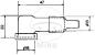 Preview: Zündkerzenstecker,  LC05EFK, schwarz, NGK