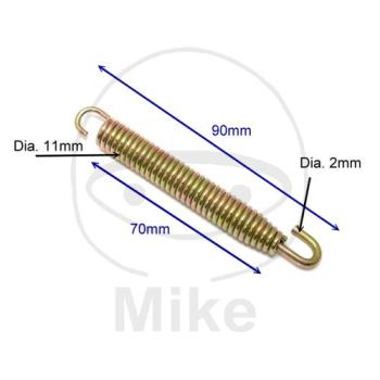 Auspuffhaltefeder, 90 mm, 4 Stk. , JMP
