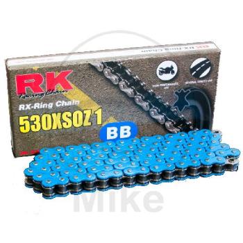 RK, X-Ring-Kette, blau 530XSOZ1/110, offen mit Nietschloss