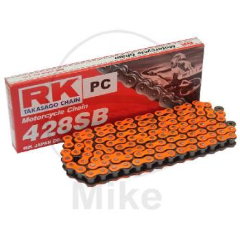 RK, Standard-Kette, orange 428 SB Meter, Preis pro Kettenglied