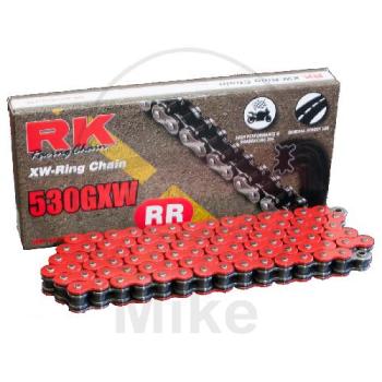 RK XW-Ring-Kette, rot 530GXW/114, offen mit Nietschloss