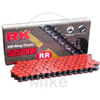 RK XW-Ring-Kette, rot 525GXW/112, offen mit Nietschloss