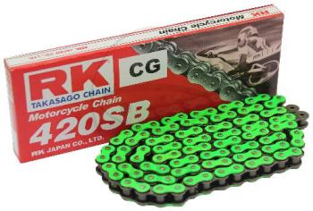 RK, Standard-Kette, grün 420 SB Meter, Preis pro Kettenglied