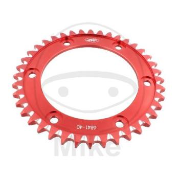 Alu-Kettenrad, 40Z, Teil.: 530 rot, JMP , Innen Ø : 134, Lochkr.: 160