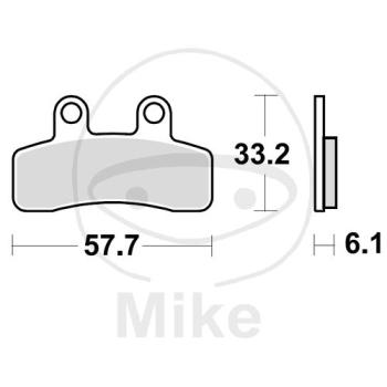 Bremsklötze, Standard, TRW, altern. 7370083