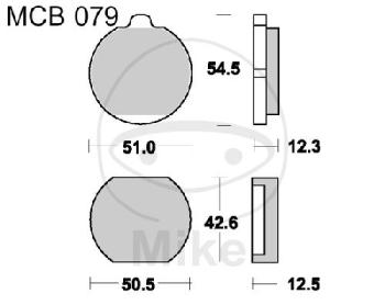 Bremsklötze, Standard, TRW, altern. 7320501