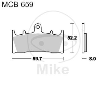 Bremsklötze, Carbon, CRQ, TRW