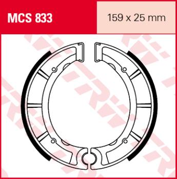 Bremsbacken MCS833