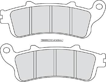 Disc brake pad FDB 2098 EF