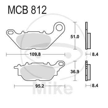 Bremsklötze, Standard, TRW, altern. 7321995