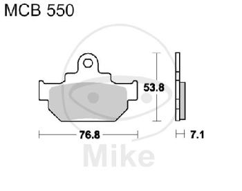 Bremsklötze, Standard, TRW, altern. 7328487