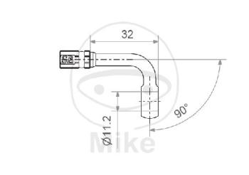 Ringfitting, Vario HD, TYP119, 11,2 mm, 90° schwarz