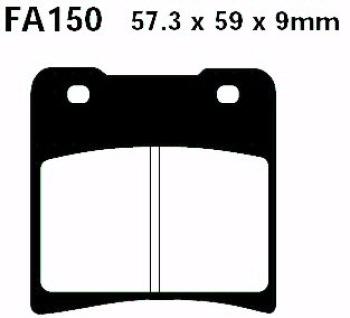 Bremsbelag - Satz Blackstuff (organisch) (EBC), FA150