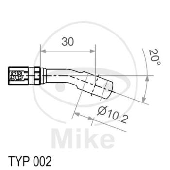 Ringfitting, Vario, TYP002, 10 mm, 20° blau