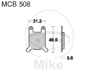 Bremsklötze, Standard, TRW, altern. 7326382