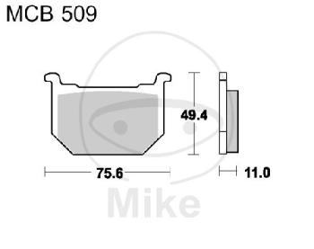 Bremsklötze, Standard, TRW, altern. 7326556