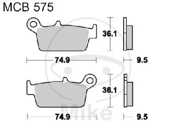 Bremsklötze, Sinter, RSI, TRW