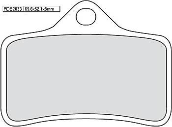 Disc brake pad FDB 2033 P