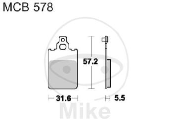 Bremsklötze, Standard, TRW, altern. 7373996