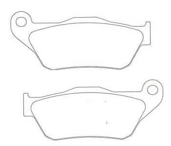 Disc brake pad FDB 2208 EF