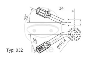 Ringfitting, Vario, TYP032, 10 mm, 20&20 schwarz