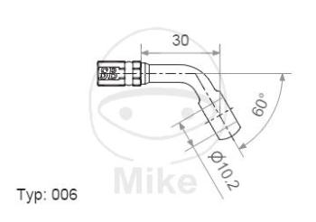 Ringfitting, Vario, TYP006, 10 mm, 60° in ; Edelstahl