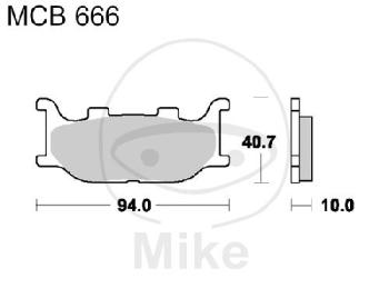 Bremsklötze, Standard, TRW, altern. 7376650