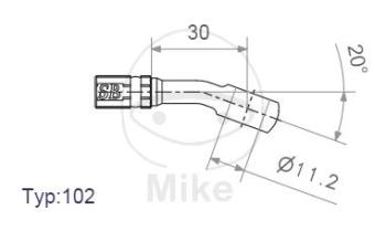 Ringfitting, Vario HD, TYP102, 11,2 mm, 20° in ; Edelstahl