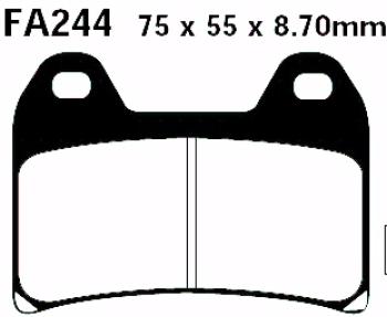 Bremsbelag - Satz Extreme Pro High End (EBC), EPFA244HH