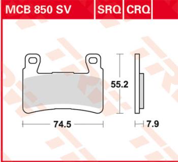 Sinterbelag MCB850SV