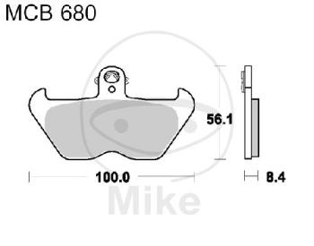 Bremsklötze, Standard, TRW, altern. 7320963